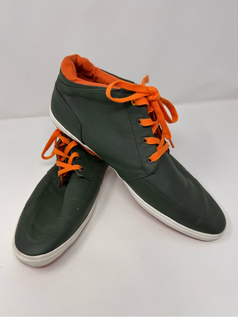 Aldo‎ dress shoes size 13, green orange, sneaker, casual, modern